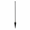 Vigoro Beaumont 53.3 in. x 3 in. x 3 in. Black Steel Fence Post and Stake -Green Haven Store black vigoro garden fencing 860367 64 1000