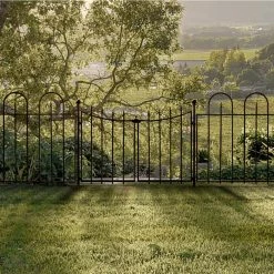 Vigoro Empire/Westbrook 41 in. x 2.3 in. x 2.3 in. Black Steel Fence Post (5-Pack) 25 Vigoro Empire/Westbrook 41 in. x 2.3 in. x 2.3 in. Black Steel Fence Post (5-Pack) -Green Haven Store black vigoro garden fencing 860398 5pk 76 1000
