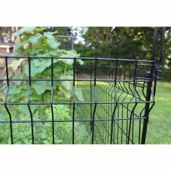 Vigoro 44 in. H x 36 in. W Steel Multi-Purpose No Dig Black Fence Panel -Green Haven Store black vigoro garden fencing 860411 4f 1000