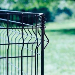 Vigoro 56 in. H Steel Multi-Purpose Black Fence Post 21 Vigoro 56 in. H Steel Multi-Purpose Black Fence Post -Green Haven Store black vigoro garden fencing 860428 31 1000