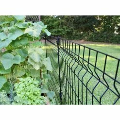 Vigoro 56 in. H Steel Multi-Purpose Black Fence Post 18 Vigoro 56 in. H Steel Multi-Purpose Black Fence Post -Green Haven Store black vigoro garden fencing 860428 44 1000