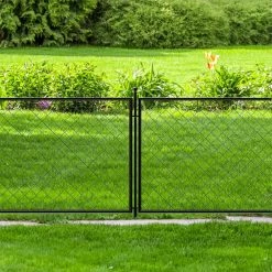 Vigoro 37.3 in. H x 51 in. W Steel Diamond Mesh Garden Fence Panel -Green Haven Store black vigoro garden fencing 860640 44 1000