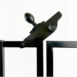 Vigoro 37.2 in. H x 55.7 in. W Steel 3-Rail Garden Fence Gate -Green Haven Store black vigoro garden fencing 860718 c3 1000