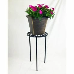 Vigoro 12 in. x 21 in. Black Metal Indoor Round Plant Stand 13 Vigoro 12 in. x 21 in. Black Metal Indoor Round Plant Stand -Green Haven Store black vigoro plant stands 51160 1f 1000