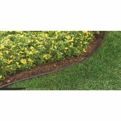 Vigoro 60 ft. x 0.5 in. x 4.5 in. Black Plastic Lawn Edging -Green Haven Store black vigoro plastic edging vig 60c 44 1000