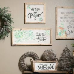 SULLIVANS Brown "Wonderful" Wooden Planter -Green Haven Store brown sullivans plant pots pn3558 4f 1000