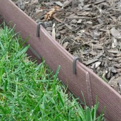 Vigoro 20 ft. Premium Brown Composite Edging -Green Haven Store brown vigoro brick edging 903001vg 66 1000