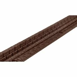Vigoro 4 ft. Brown No-Dig Rubber Landscape Edging (6-Pack) -Green Haven Store brown vigoro rubber edging dcbfe4bn6 77 1000