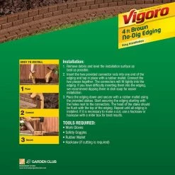 Green Haven Store -Green Haven Store brown vigoro rubber edging dcbfe4bn6 a0 1000