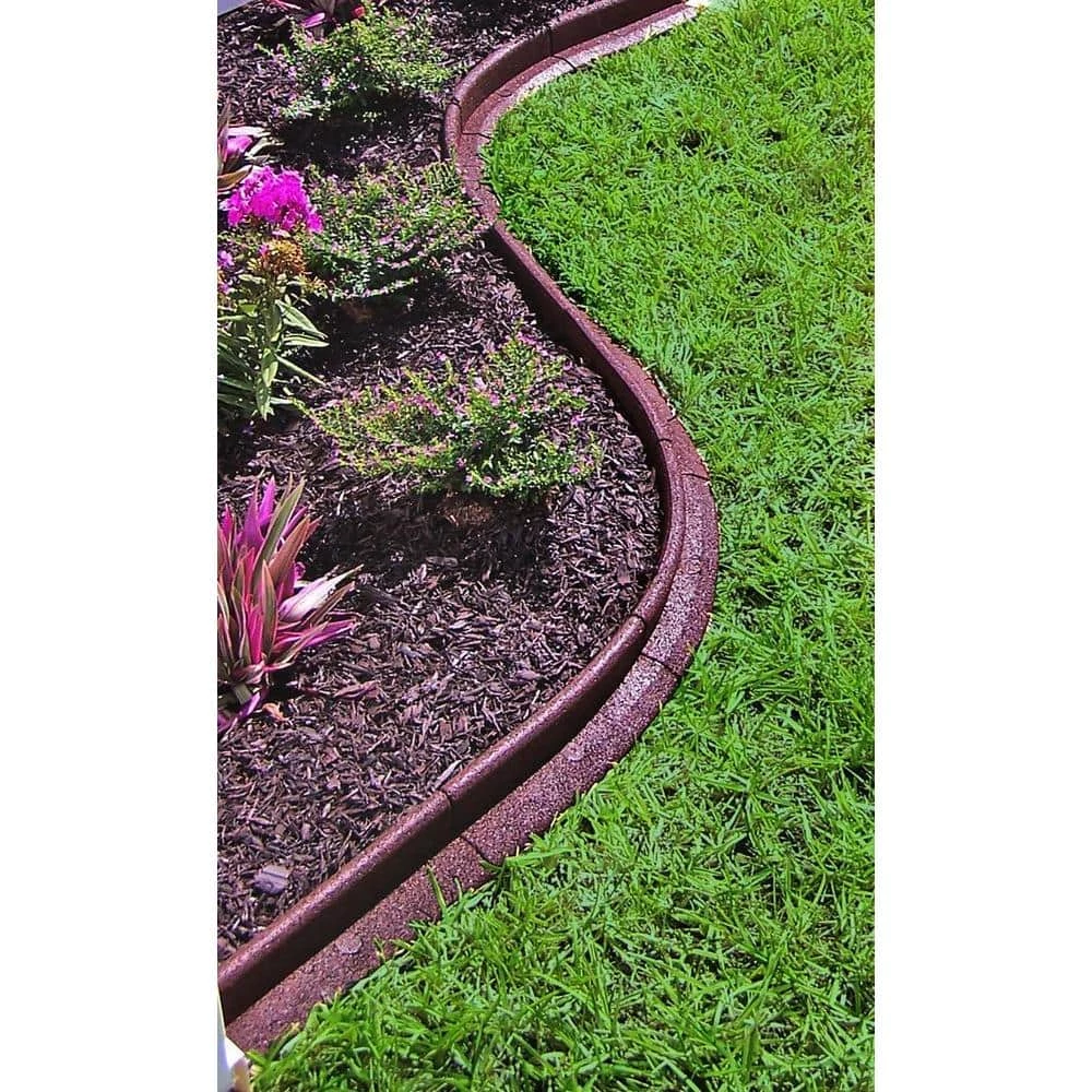 Vigoro EcoBorder 4 ft. Brown Rubber Landscape Edging (6-Pack) 13 Vigoro EcoBorder 4 ft. Brown Rubber Landscape Edging (6-Pack) - Image 11