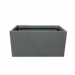 KANTE 23 in. L Rectangular Charcoal Concrete/Fiberglass Indoor Outdoor Elegant Planter 12 KANTE 23 in. L Rectangular Charcoal Concrete/Fiberglass Indoor Outdoor Elegant Planter -Green Haven Store charcoal kante plant pots osf0104a c60121 c3 1000