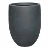 KANTE 21.7 in. Tall Charcoal Lightweight Concrete Round Outdoor Planter -Green Haven Store charcoal kante plant pots rc0066a c60121 64 1000