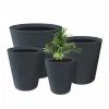 KANTE 20.9", 17.7", 15" & 12.6"H Cylindrical Charcoal Finish Lightweight Concrete Modern Planters Set of 4, Outdoor Indoor 1 KANTE 20.9", 17.7", 15" & 12.6"H Cylindrical Charcoal Finish Lightweight Concrete Modern Planters Set of 4, Outdoor Indoor -Green Haven Store charcoal kante plant pots rc0154bcde c60121 64 1000