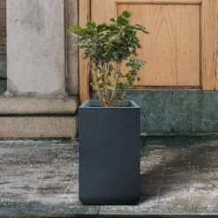 KANTE 27.6 in. H Square Charcoal Concrete and Fiberglass Tall Planter Outdoor Indoor Lightweight Plant Pots 11 KANTE 27.6 in. H Square Charcoal Concrete and Fiberglass Tall Planter Outdoor Indoor Lightweight Plant Pots -Green Haven Store charcoal kante plant pots rf0222c c60121 4f 1000