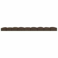 Vigoro Roman Stone 4 ft. Earth Rubber Garden Edging -Green Haven Store earth vigoro rubber edging mt5001597 40 1000