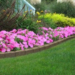 Vigoro Roman Stone 4 ft. Earth Rubber Garden Edging -Green Haven Store earth vigoro rubber edging mt5001597 4f 1000