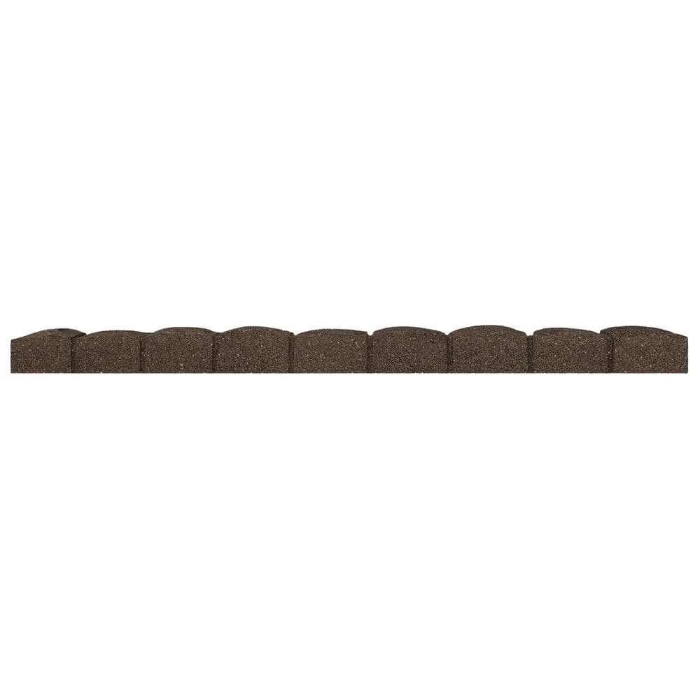 Vigoro Roman Stone 48 in. Rubber Garden Edging Earth (Pack of 2) 3 Vigoro Roman Stone 48 in. Rubber Garden Edging Earth (Pack of 2)