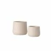 SULLIVANS Gray Ceramic Planter (Set of 2) -Green Haven Store gray sullivans plant pots cm2943 64 1000