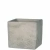 SULLIVANS Gray Cement Square Planter -Green Haven Store gray sullivans plant pots cmt1090 64 1000