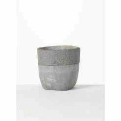 SULLIVANS Gray Cement Pot
