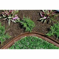 Vigoro EcoBorder 4 ft. Green Rubber Landscape Edging (6-Pack) -Green Haven Store green vigoro rubber edging ecobrd grn 6pk d4 1000