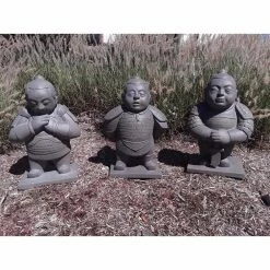 KANTE 19 in. H Sculpting Clay Lightweight Concrete/Fiberglass Indoor Outdoor Praying Standing Warrior Statue -Green Haven Store kante garden statues ospd0010a c70041 1f 1000