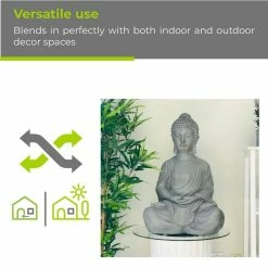 KANTE Lightweight Sitting Meditating Buddha Zen Indoor -Green Haven Store kante garden statues r141006 c80021 76 1000