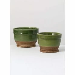 SULLIVANS Multi-Color Ceramic Planter (Set of 2) 7 SULLIVANS Multi-Color Ceramic Planter (Set of 2) -Green Haven Store multicolor sullivans plant pots cm2925 4f 1000