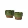 SULLIVANS Multi-Color Ceramic Planter (Set of 2) 2 SULLIVANS Multi-Color Ceramic Planter (Set of 2) -Green Haven Store multicolor sullivans plant pots cm2925 64 1000