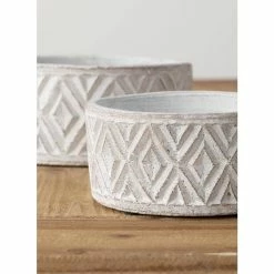 SULLIVANS Multi-Color Cement Planter (Set of 2) -Green Haven Store multicolor sullivans plant pots cmt1184 1f 1000