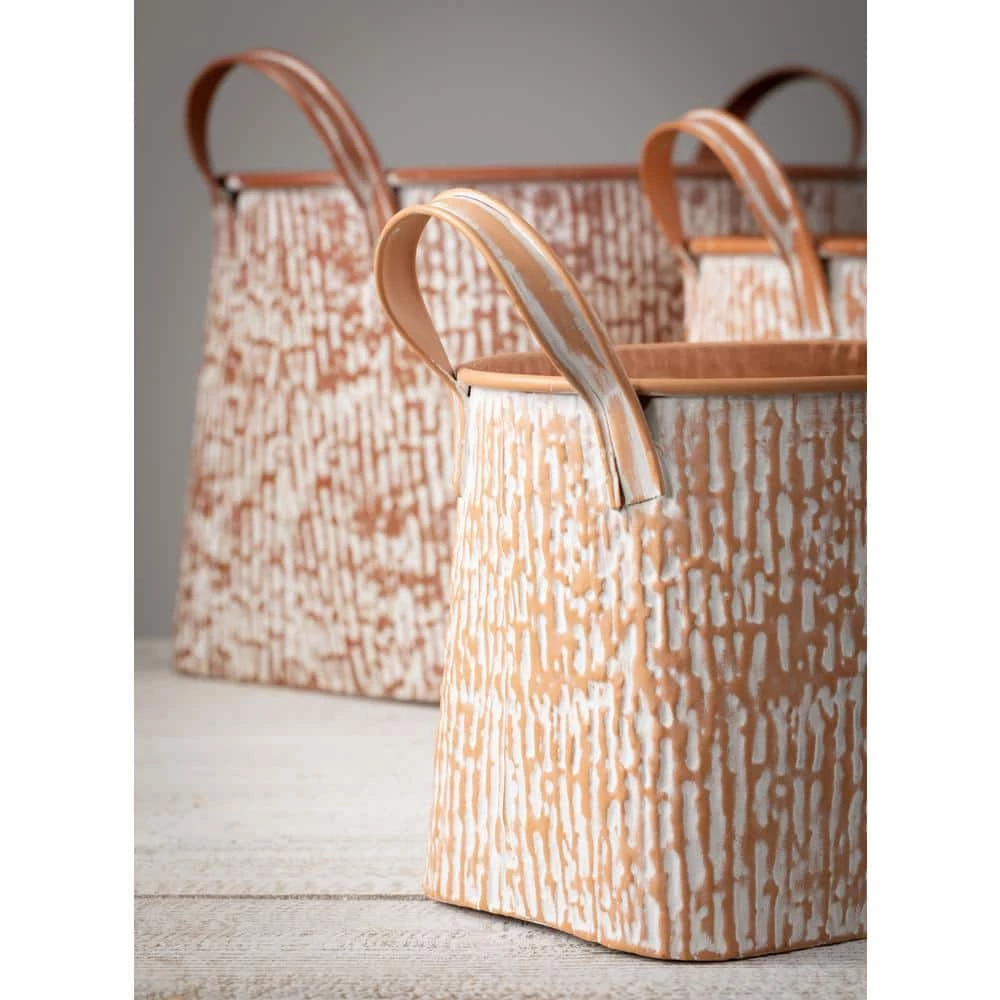 SULLIVANS Multi-Color Metal Speckled Planter (Set of 3) 5 SULLIVANS Multi-Color Metal Speckled Planter (Set of 3) - Image 3