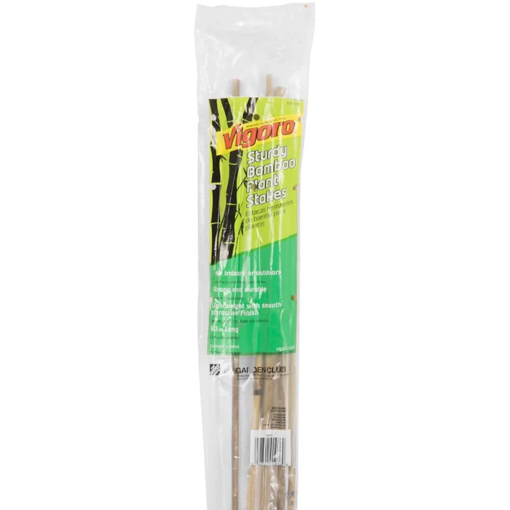 Vigoro 5 ft. Natural Bamboo Stake 5 Vigoro 5 ft. Natural Bamboo Stake - Image 3