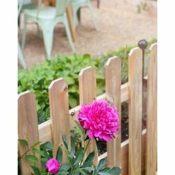 Vigoro 37.1 in. H x 45.35 in. W Cedar Garden Fence Panel -Green Haven Store natural cedar wood vigoro garden fencing 860664 4f 1000