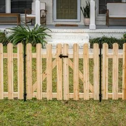 Vigoro 37.1 in. H x 48.3 in. W Cedar Garden Fence Gate 23 Vigoro 37.1 in. H x 48.3 in. W Cedar Garden Fence Gate -Green Haven Store natural cedar wood vigoro garden fencing 860671 1f 1000