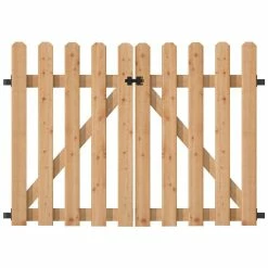 Vigoro 37.1 in. H x 48.3 in. W Cedar Garden Fence Gate