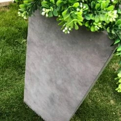 KANTE 28 in. H Square Natural Concrete/Fiberglass Indoor Outdoor Modern Seamless Tall Planter -Green Haven Store natural concrete kante plant pots osf0002c c80021 44 1000