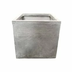 KANTE 15 in. W Square Natural Concrete/Fiberglass Indoor Outdoor Elegant Planter -Green Haven Store natural concrete kante plant pots osf0128b c80021 c3 1000
