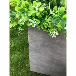KANTE Set of 3 Lightweight Modern Square Outdoor Planters, 16 in., 12 in. and 10 in. Tall, Natural Concrete 11 KANTE Set of 3 Lightweight Modern Square Outdoor Planters, 16 in., 12 in. and 10 in. Tall, Natural Concrete -Green Haven Store natural concrete kante plant pots rf0001abcc80021 4f 1000