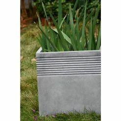 KANTE Small 15 in. Tall Natural Lightweight Concrete Modern Square Outdoor Planter 23 KANTE Small 15 in. Tall Natural Lightweight Concrete Modern Square Outdoor Planter -Green Haven Store natural concrete kante plant pots rf0128b c80021 77 1000