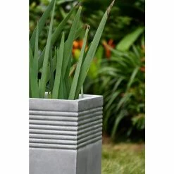 KANTE Small 15 in. Tall Natural Lightweight Concrete Modern Square Outdoor Planter 20 KANTE Small 15 in. Tall Natural Lightweight Concrete Modern Square Outdoor Planter -Green Haven Store natural concrete kante plant pots rf0128b c80021 a0 1000