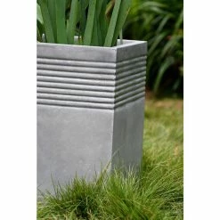 KANTE Small 15 in. Tall Natural Lightweight Concrete Modern Square Outdoor Planter 30 KANTE Small 15 in. Tall Natural Lightweight Concrete Modern Square Outdoor Planter -Green Haven Store natural concrete kante plant pots rf0128b c80021 d4 1000