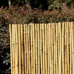 Vigoro 4 ft. H x 6 ft. W Natural Bamboo Fence 14 Vigoro 4 ft. H x 6 ft. W Natural Bamboo Fence -Green Haven Store natural vigoro garden fencing 4477405 44 1000