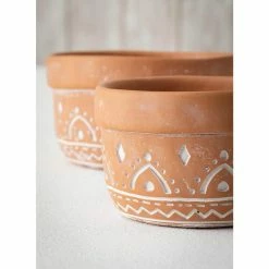 SULLIVANS Orange Cement Dish Garden Pot (Set of 2) 7 SULLIVANS Orange Cement Dish Garden Pot (Set of 2) -Green Haven Store orange sullivans plant pots cmt1181 4f 1000