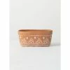 SULLIVANS Orange Cement Double Planter 1 SULLIVANS Orange Cement Double Planter -Green Haven Store orange sullivans plant pots cmt1182 64 1000