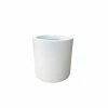 KANTE 9.8 in. W Round Pure White Concrete/Fiberglass Indoor Outdoor Modern Seamless Planter 1 KANTE 9.8 in. W Round Pure White Concrete/Fiberglass Indoor Outdoor Modern Seamless Planter -Green Haven Store pure white kante plant pots osc0119a c80011 64 1000