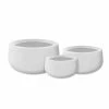 KANTE 19.6 in., 15.7 in. & 11.8 in. W Round Pure White Concrete Elegant Planters Set of 3, Outdoor Indoor w/Drainage Holes 1 KANTE 19.6 in., 15.7 in. & 11.8 in. W Round Pure White Concrete Elegant Planters Set of 3, Outdoor Indoor w/Drainage Holes -Green Haven Store pure white kante plant pots rc0051abc c80011 64 1000