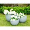 KANTE 20 in., 16 in. and 12 in. W Round Slate Gray Concrete/Fiberglass Indoor Outdoor Elegant Bowl Planters (Set of 3) -Green Haven Store slate gray kante plant pots osc0049abc c60611 64 1000