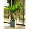 KANTE 13 in. H Square Slate Gray Lightweight Concrete/Fiberglass Indoor Outdoor Modern Planter -Green Haven Store slate gray kante plant pots osf0007a c60611 64 1000