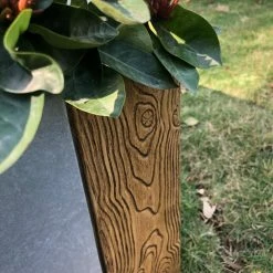 KANTE 31 in. L Rectangular Timber Ridge Concrete/Fiberglass Indoor Outdoor Elegant Long Planter -Green Haven Store timber ridge kante plant pots osf0219b c80811 76 1000