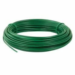 Vigoro 50 ft. Heavy Duty Coated Plastic Wire 7 Vigoro 50 ft. Heavy Duty Coated Plastic Wire -Green Haven Store vigoro garden wire t025bvg 4f 1000